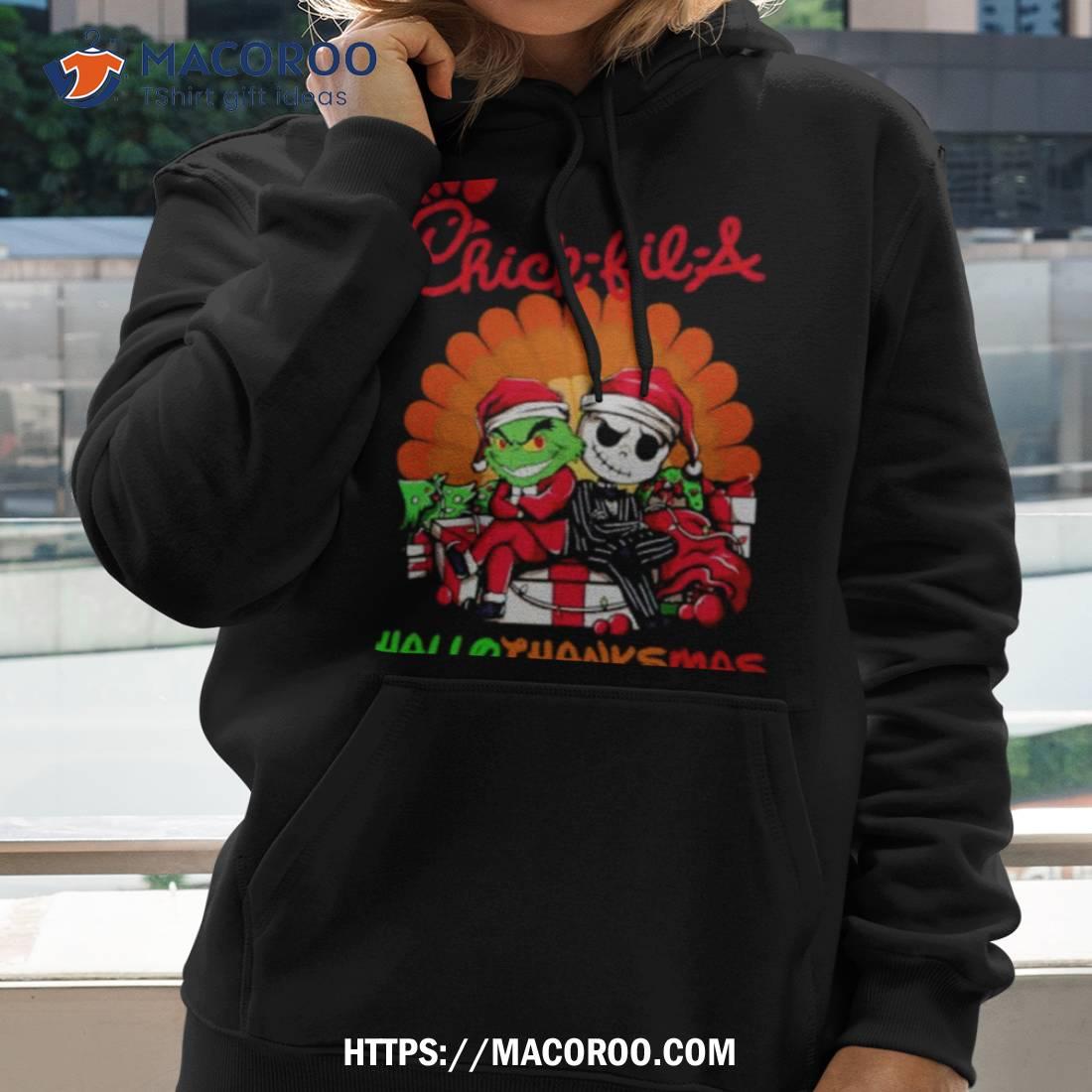 The Grinch Chick Fil A Hallothanksmas 2023 Shirt The Grinch Chick Fil A Hallothanksmas 2023 Shirt