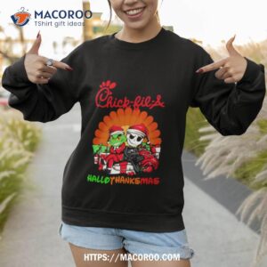 The Grinch Chick Fil A Hallothanksmas 2023 Shirt 3 the grinch chick fil a hallothanksmas 2023 shirt sweatshirt 1