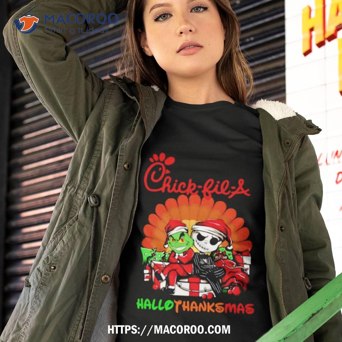 The Grinch Chick Fil A Hallothanksmas 2023 Shirt The Grinch Chick Fil A Hallothanksmas 2023 Shirt