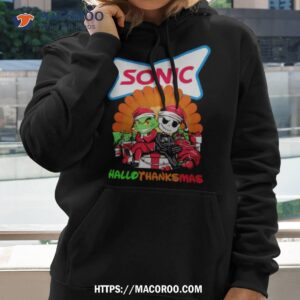the grinch sonic hallothanksmas 2023 shirt hoodie 2