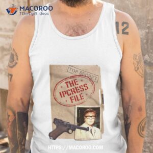 the ipcress file shirt tank top