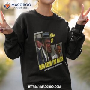 the man who knew too much shirt sweatshirt 2