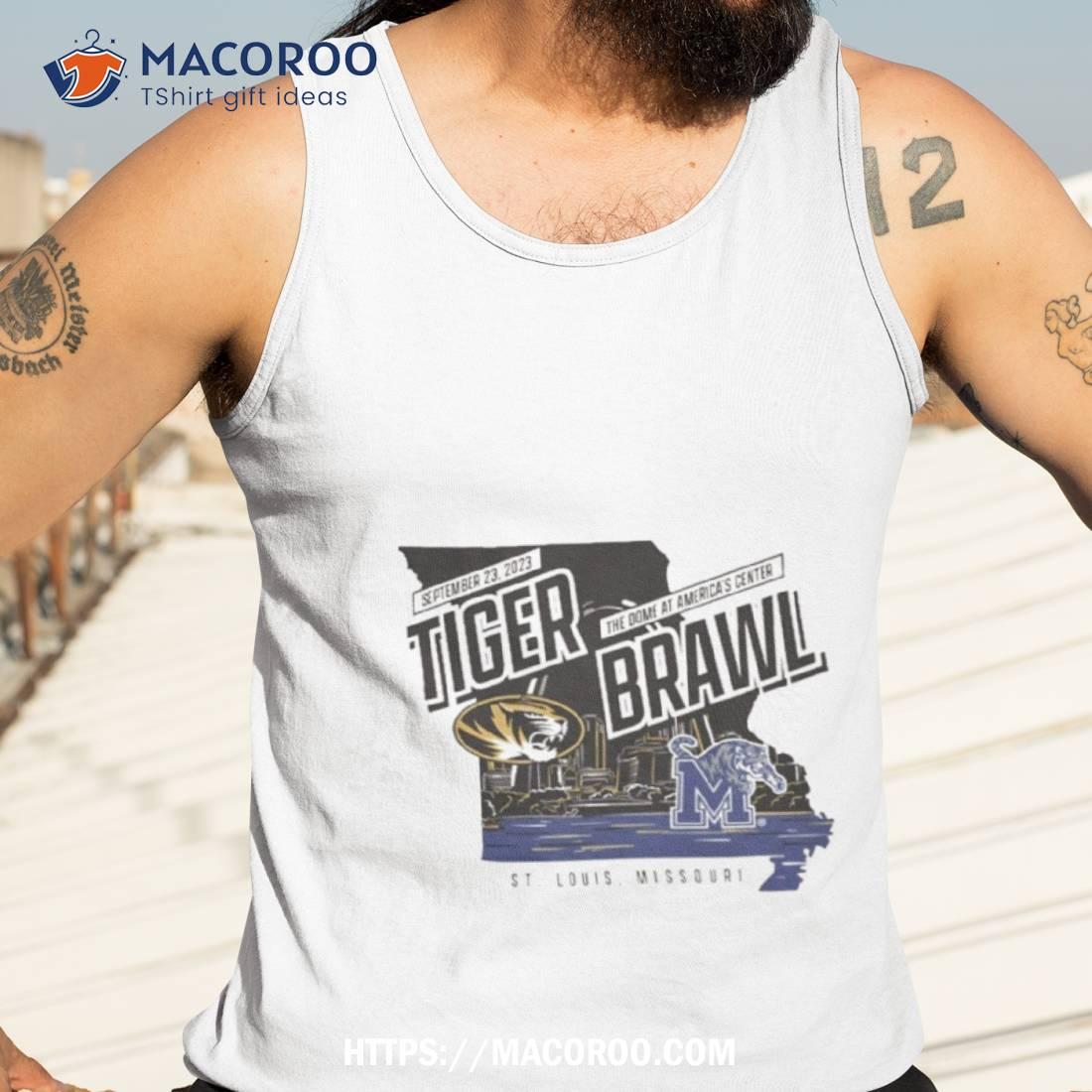 The Mizzou Gold Mizzou Tigers Vs Memphis Tiger Brawl Gameday Shirt The Mizzou Gold Mizzou Tigers Vs Memphis Tiger Brawl Gameday Shirt