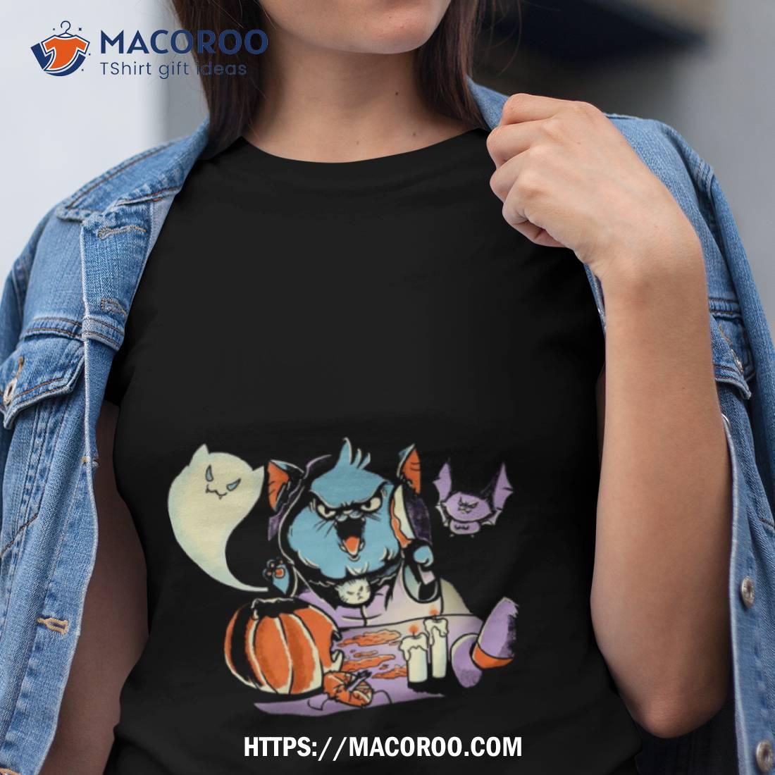 The Murderer Cat Halloween Shirt The Murderer Cat Halloween Shirt