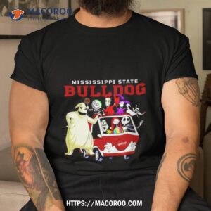 The Nightmare Before Christmas Characters Mississippi State Bulldogs On The Car Shirt