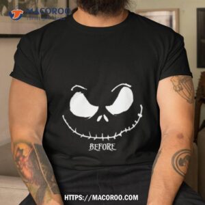 the nightmare before christmas jack face shirt tshirt