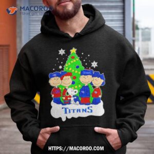 The Peanuts Characters Tennessee Titans Christmas 2023 Shirt