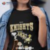 The Peanuts Charlie Snoopy And Woodstock Wall Paint Ucf Knights Shirt