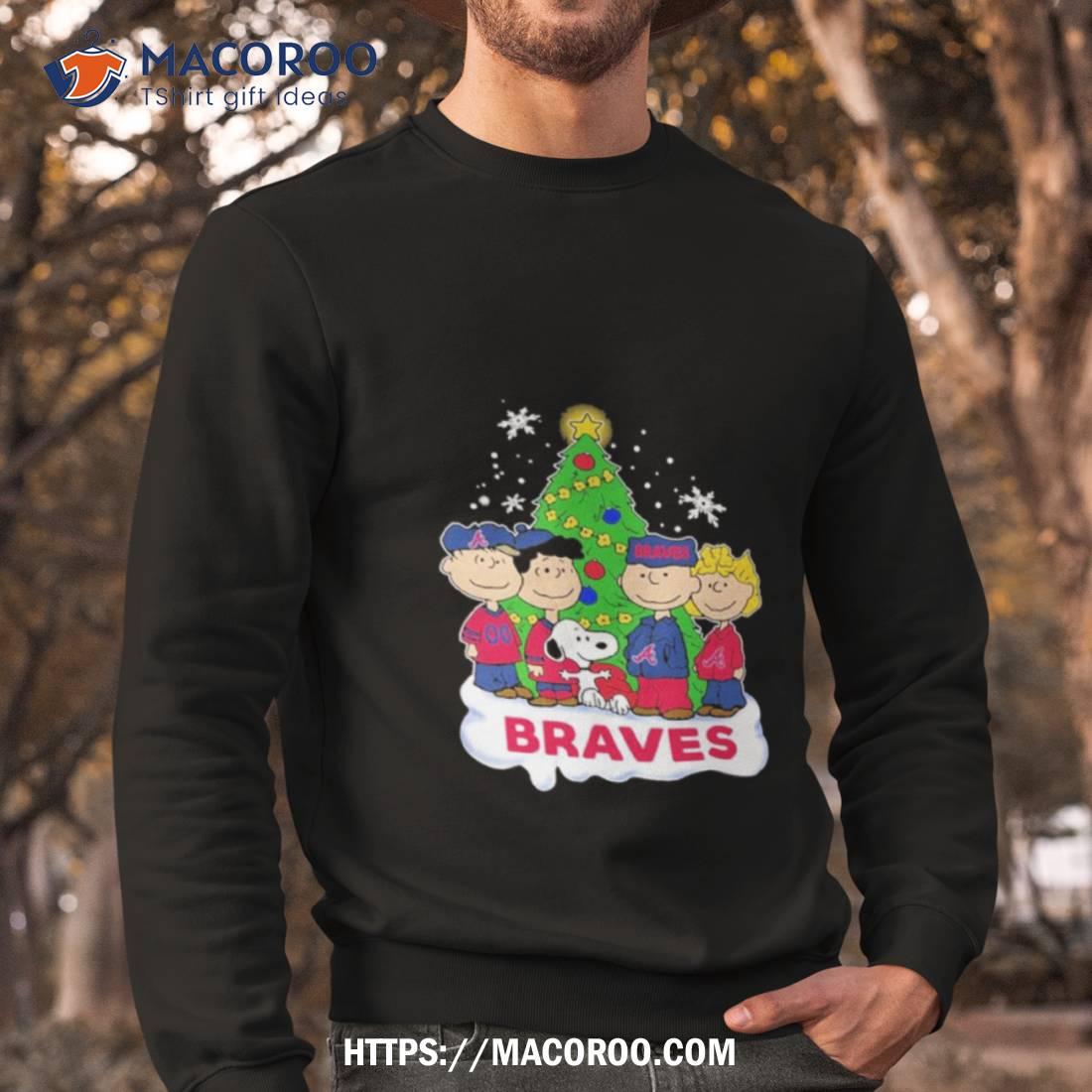 Atlanta Braves Iconic Secondary Colour Logo Graphic Hoodie - Mens
