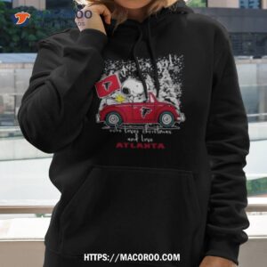 The Peanuts Snoopy And Woodstock Just A Girl Who Love Christmas And Love Atlanta Shirt
