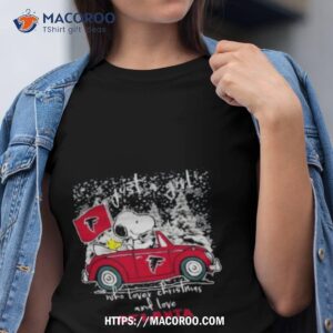The Peanuts Snoopy And Woodstock Just A Girl Who Love Christmas And Love Atlanta Shirt