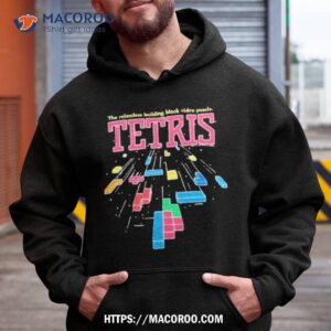The Relentless Building Block Video Puzzle Tetris Shirt