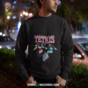 the relentless building block video puzzle tetris shirt sweatshirt