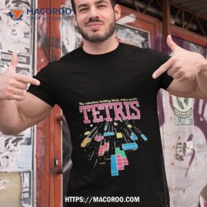 The Relentless Building Block Video Puzzle Tetris Shirt