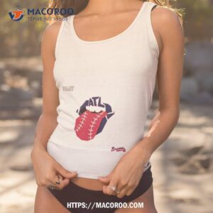 The Rolling Stones X Atlanta Braves Mlb Hackey Diamonds Limited Edition Vinyl Collection Collab T Shirt