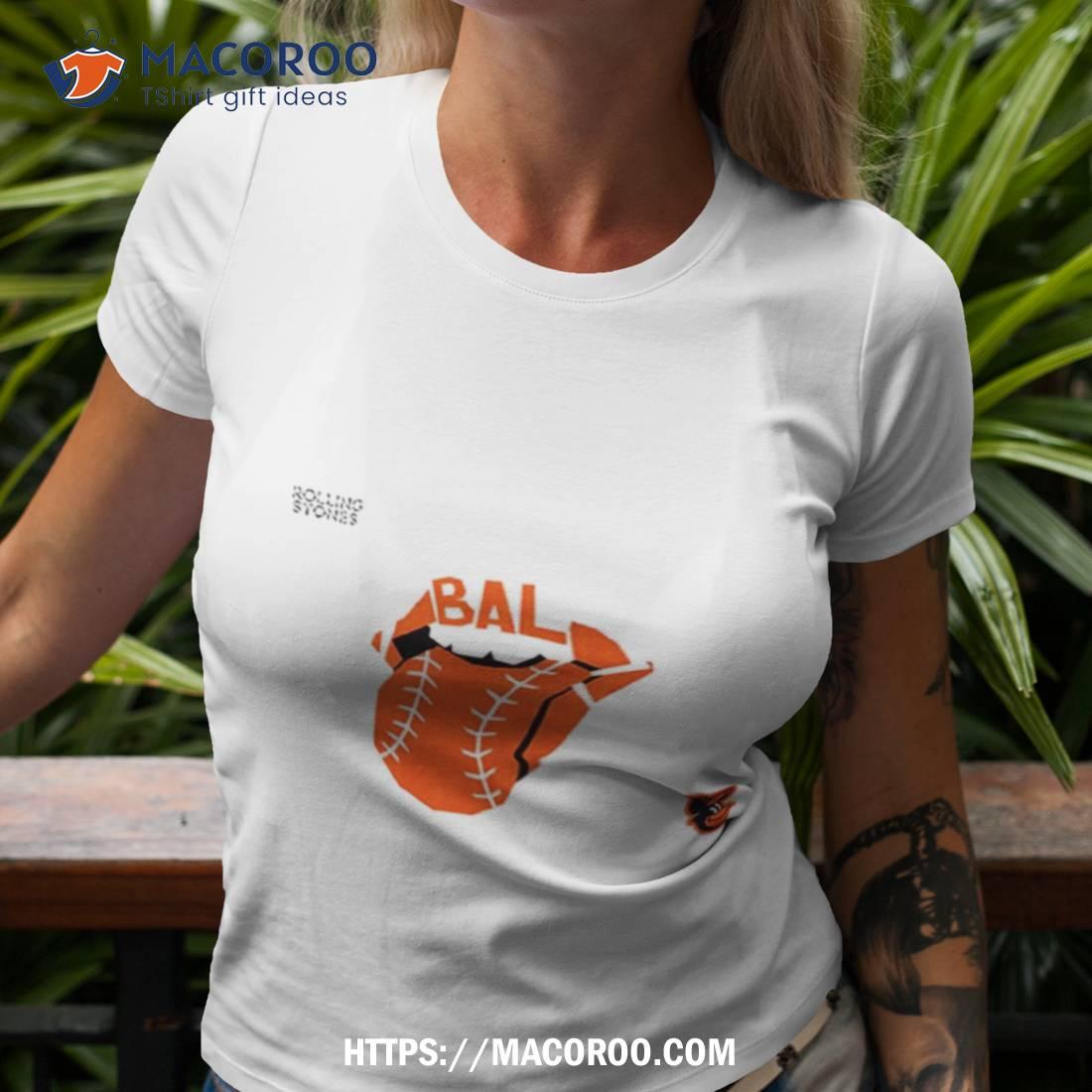 The Rolling Stones X Baltimore Orioles Mlb Hackey Diamonds Limited Edition  Vinyl Collection Collab T Shirt