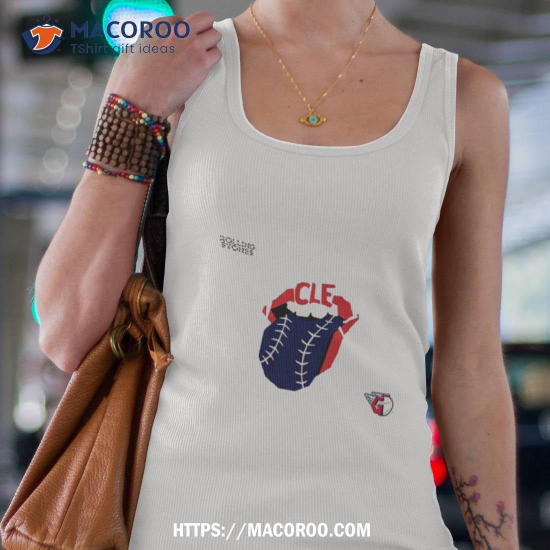 The Rolling Stones X Cleveland Guardians Mlb Hackey Diamonds Limited Edition Vinyl Collection Collab T Shirt The Rolling Stones X Cleveland Guardians Mlb Hackey Diamonds Limited Edition Vinyl Collection Collab T Shirt