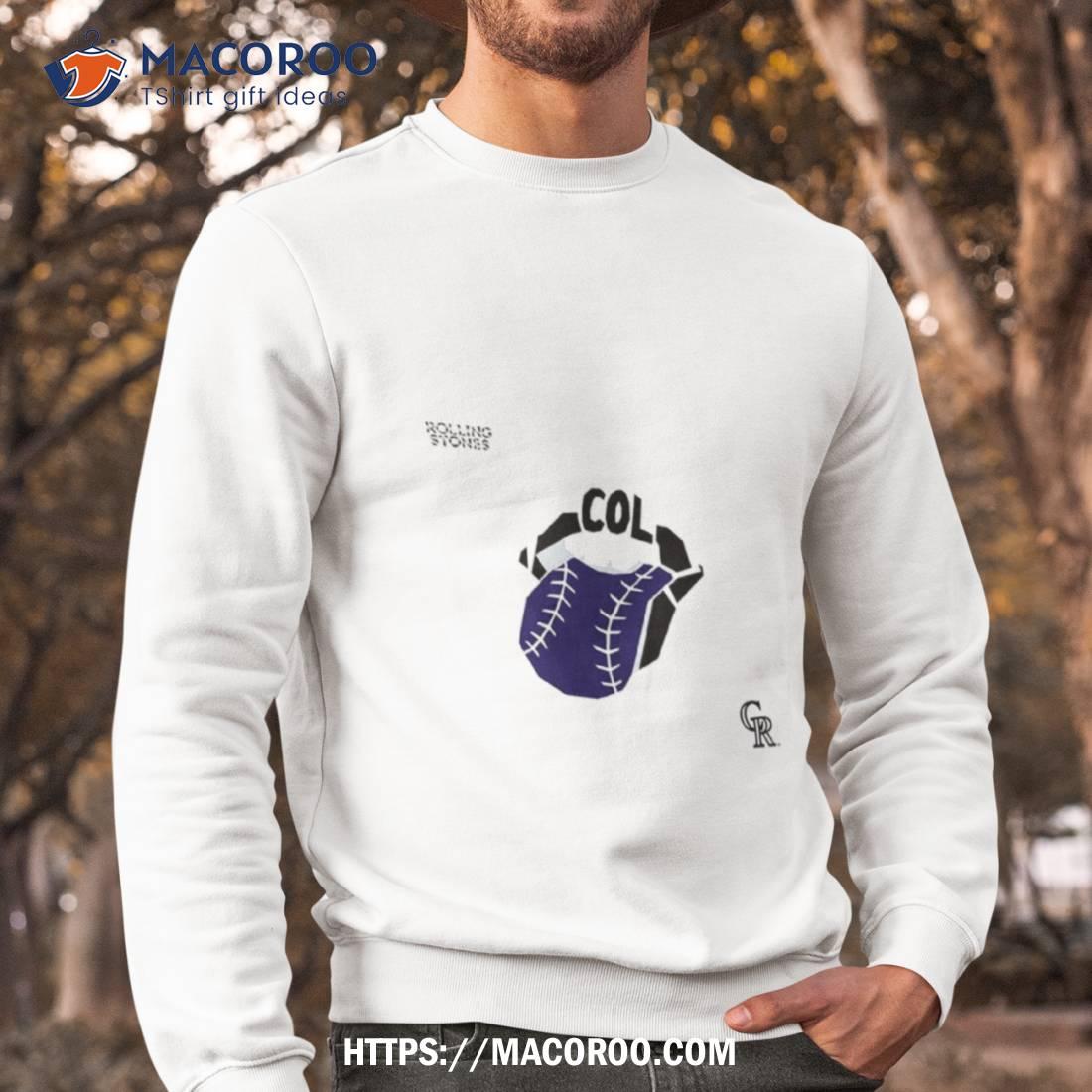 The Rolling Stones X Colorado Rockies Mlb Hackey Diamonds Limited Edition Vinyl Collection Collab T Shirt The Rolling Stones X Colorado Rockies Mlb Hackey Diamonds Limited Edition Vinyl Collection Collab T Shirt