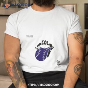 The Rolling Stones X Colorado Rockies Mlb Hackey Diamonds Limited Edition Vinyl Collection Collab T Shirt