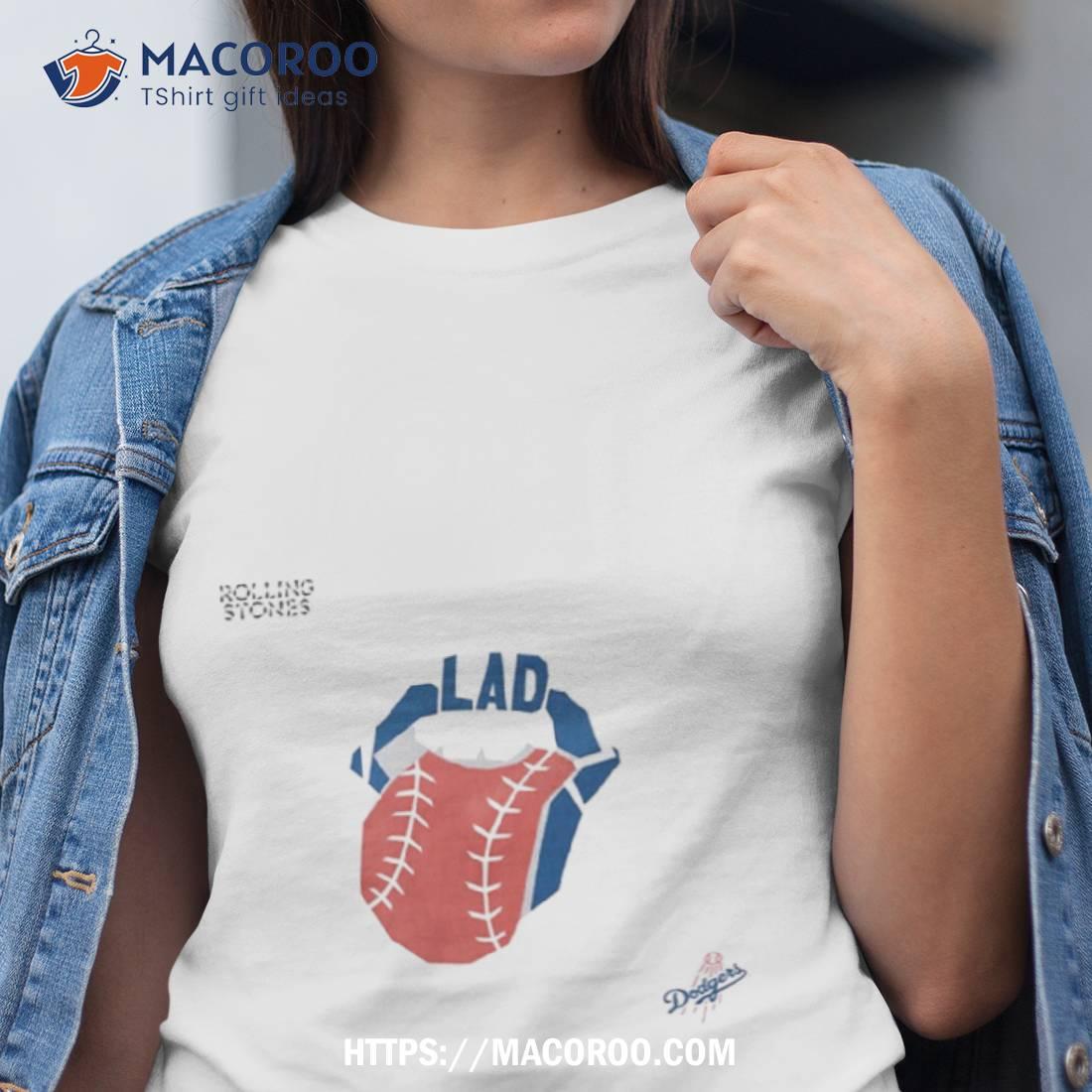 The Rolling Stones X Los Angeles Dodgers Mlb Hackey Diamonds Limited Edition Vinyl Collection Collab T Shirt The Rolling Stones X Los Angeles Dodgers Mlb Hackey Diamonds Limited Edition Vinyl Collection Collab T Shirt