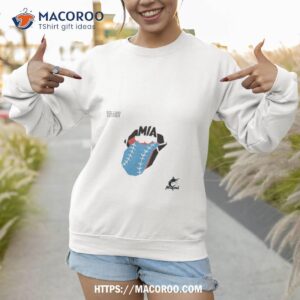 the rolling stones x miami marlins mlb hackey diamonds limited edition vinyl collection collab t shirt sweatshirt