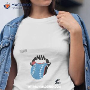 The Rolling Stones X Miami Marlins Mlb Hackey Diamonds Limited Edition Vinyl Collection Collab T Shirt