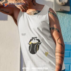 the rolling stones x pittsburgh pirates mlb hackey diamonds limited edition vinyl collection collab t shirt tank top 1