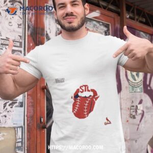 The Rolling Stones X St Louis Cardinals Mlb Hackey Diamonds Limited Edition Vinyl Collection Collab T Shirt