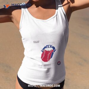 the rolling stones x texas rangers mlb hackey diamonds limited edition vinyl collection collab t shirt tank top 2