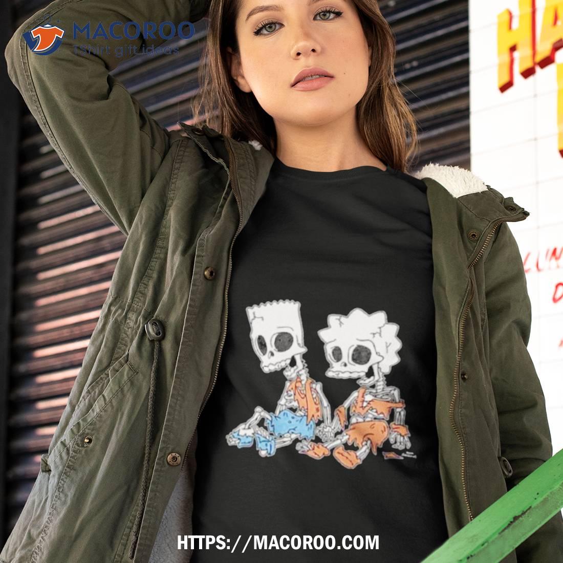 The Simpsons Skeleton Bart And Lisa Shirt The Simpsons Skeleton Bart And Lisa Shirt