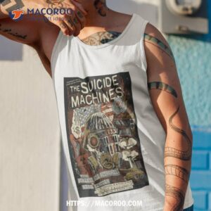 the suicide machines dec 3 2023 chicago illinois art poster design shirt tank top 1