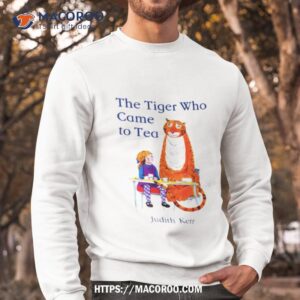The Tiger Who Came To Tea Vintage Cover Shirt 2 the tiger who came to tea vintage cover shirt sweatshirt