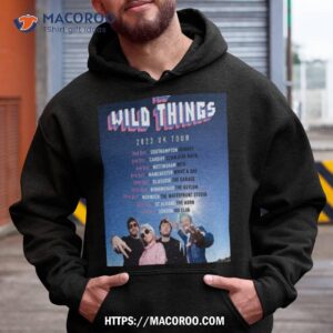 the wild things october 2023 world tour uk t shirt hoodie