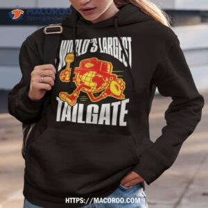 the worlds largest tailgate logo shirt hoodie 3