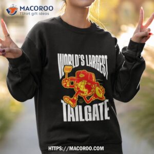 the worlds largest tailgate logo shirt sweatshirt 2