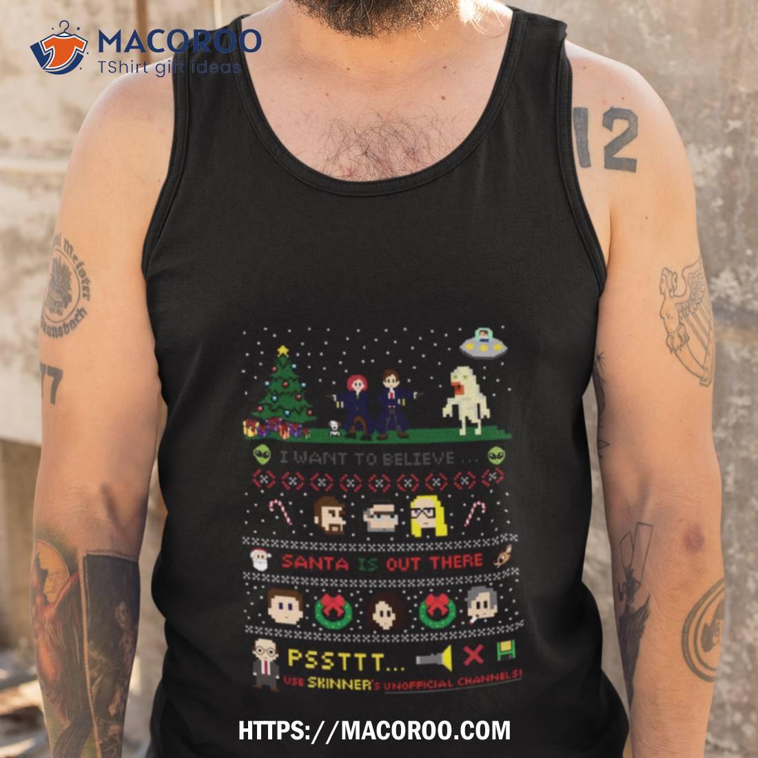 The X Files Christmas Santa Is Out There Shirt The X Files Christmas Santa Is Out There Shirt