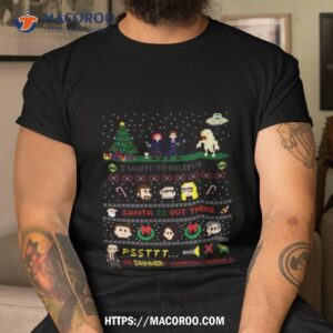 The X Files Christmas Santa Is Out There Shirt