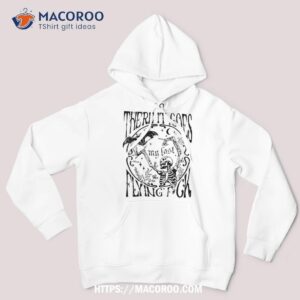 There It Goes My Last Flying F Skeletons Funny Halloween Shirt