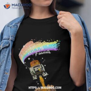 this droid kills fascists shirt tshirt