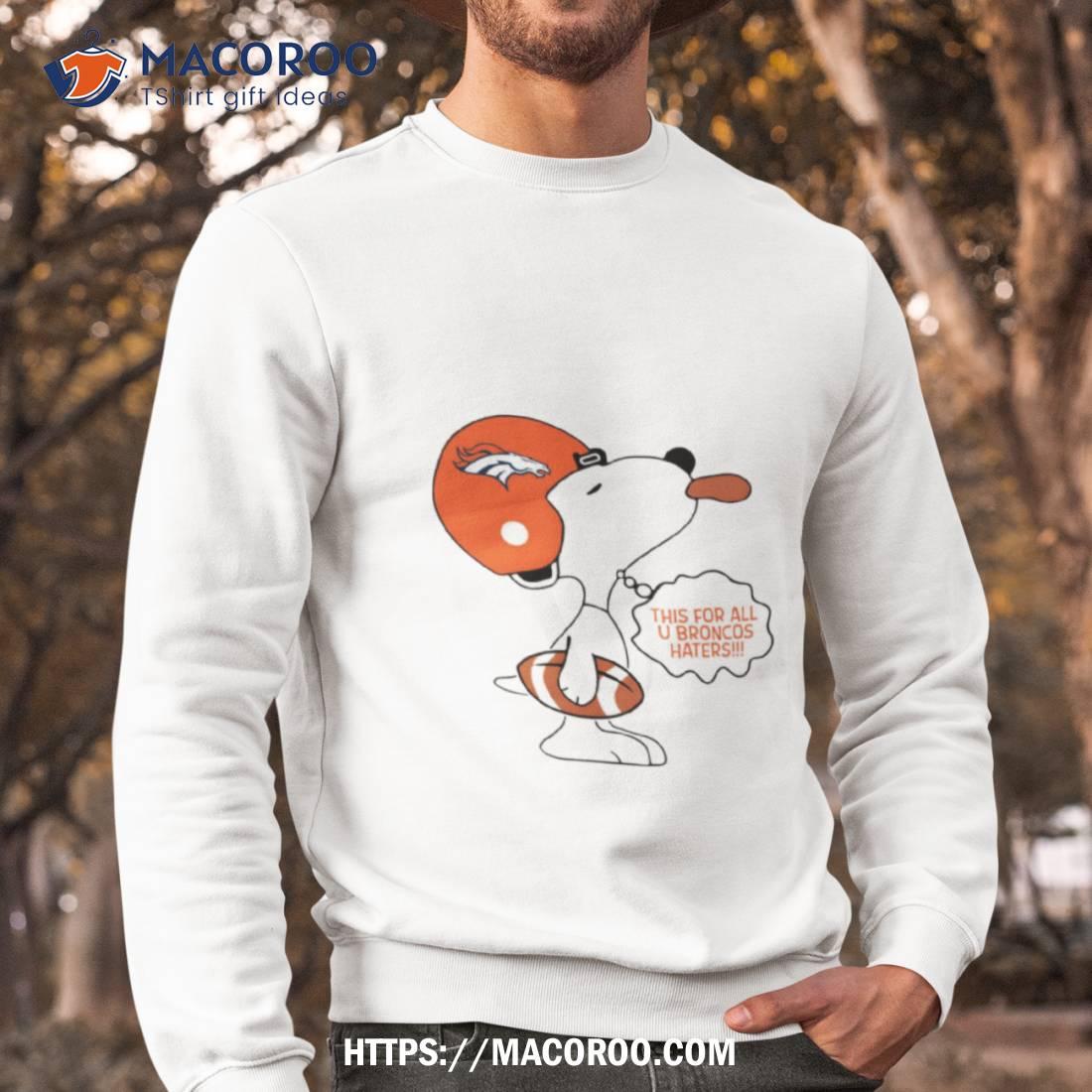 broncos crew neck sweatshirt