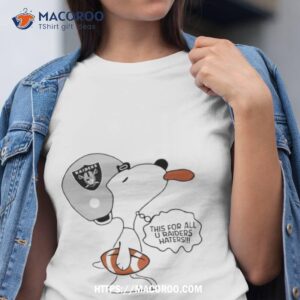 This For All U Raiders Haters Shirt