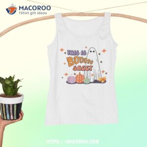 this is some boo sheet cool ghost funny halloween costume shirt tank top