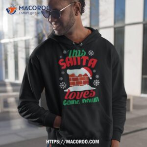 This Santa Loves Going Down Shirt