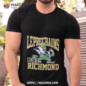 throwback leprechauns port richmond shirt tshirt