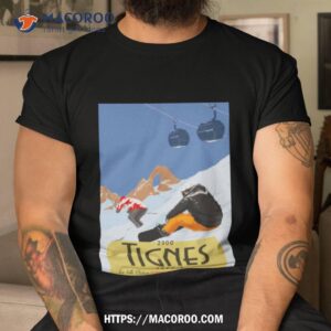 Tignes 2300 Vintage Style Ski Shirt