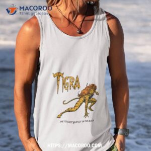 tigra pose cartoon shirt tank top