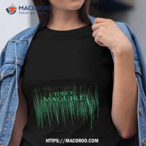 tobey maguire matrix logo design shirt tshirt