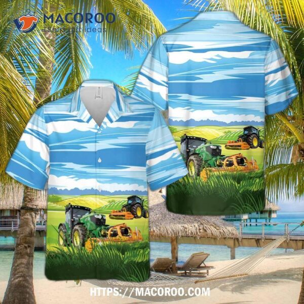 Tractor Mounted Flail Mower Hawaiian Shirt