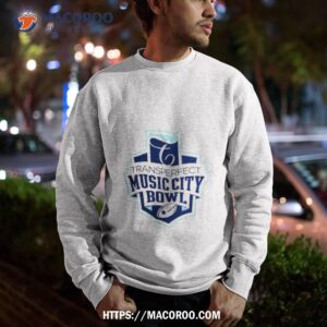 transperfect music city bowl logo shirt sweatshirt