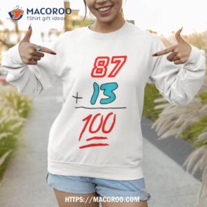 travis kelce swifties 87 13 100 shirt sweatshirt